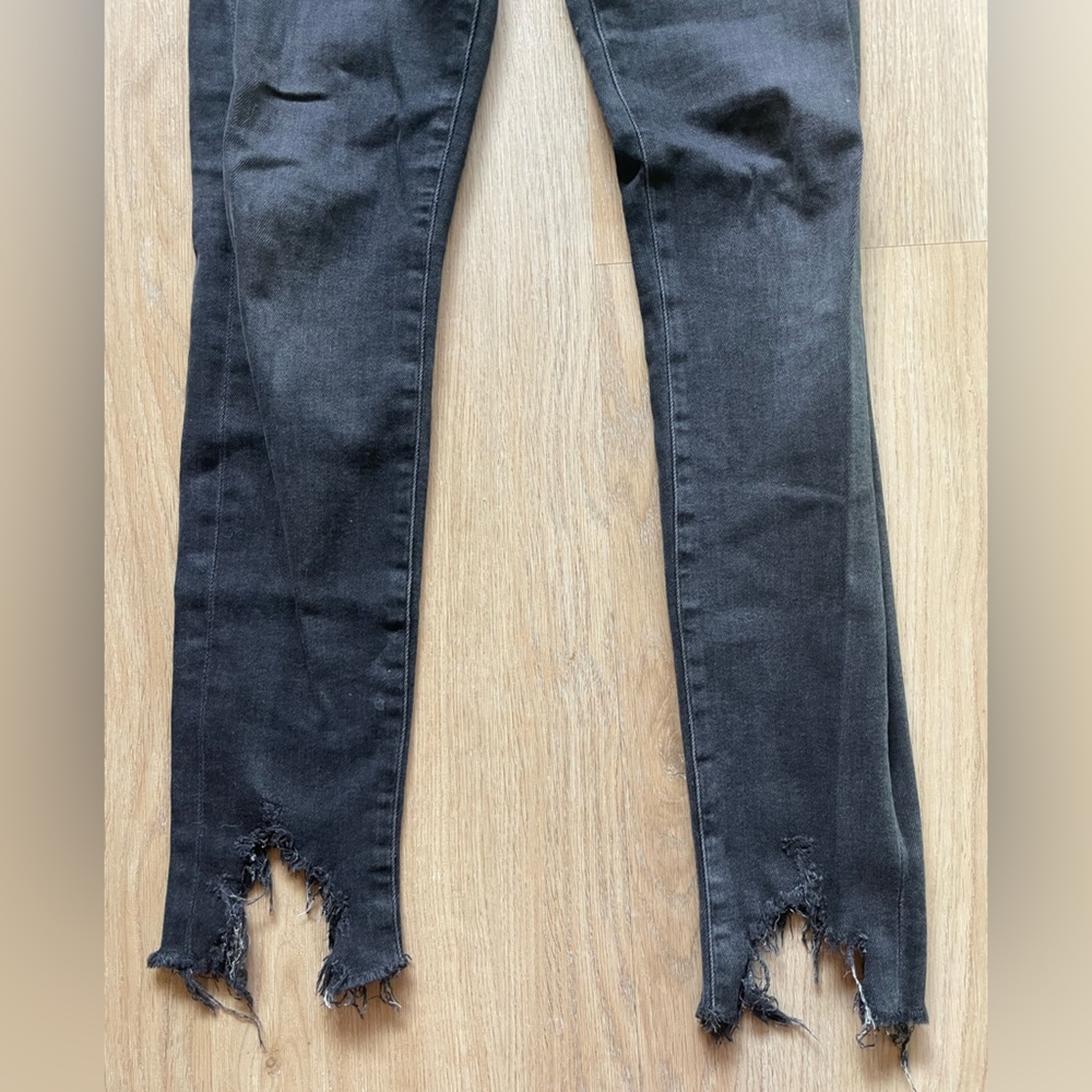 Agolde Black/Charcoal Denim Jeans Size 25 - Picture 6 of 13